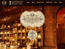 Tablet Screenshot of plantershousestl.com